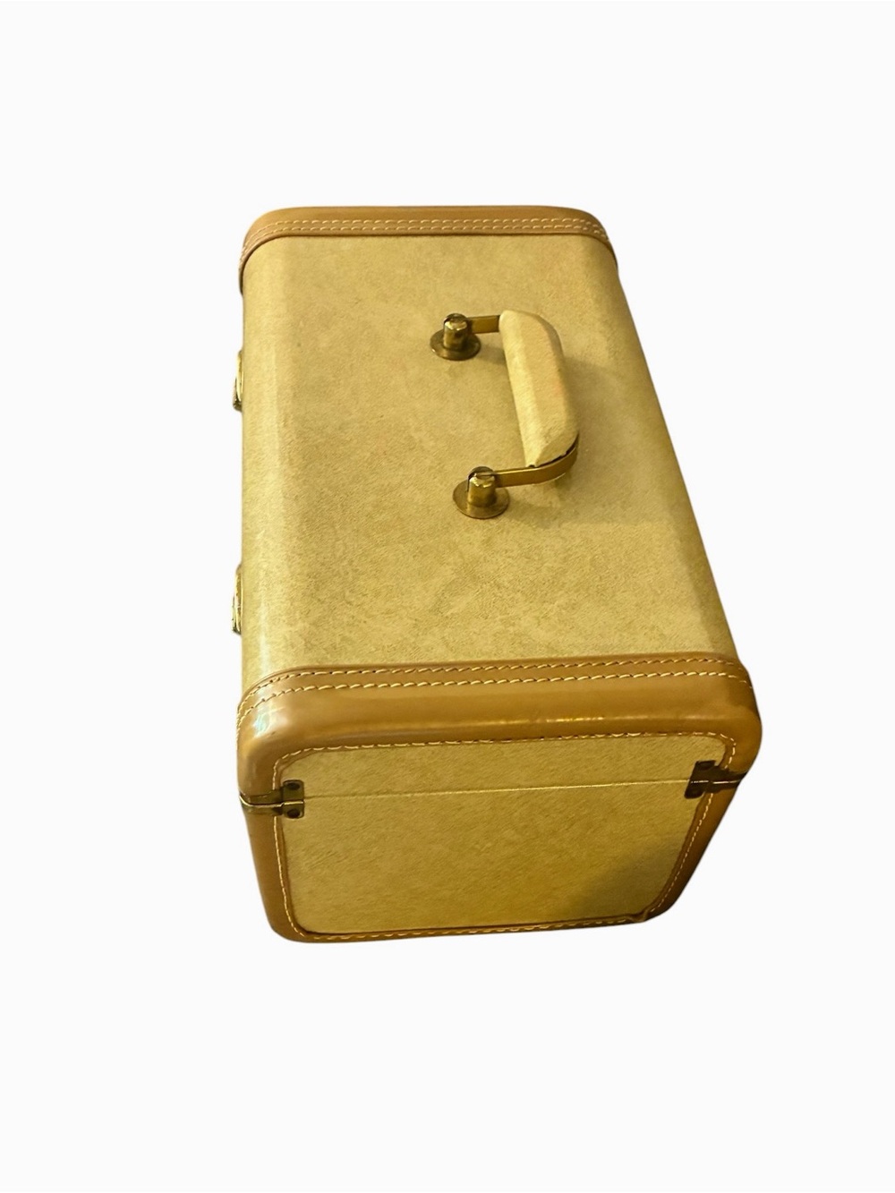 Vintage 1950s McBrine Streamline Train/Makeup Case Luxury Luggage - Picture 7 of 11